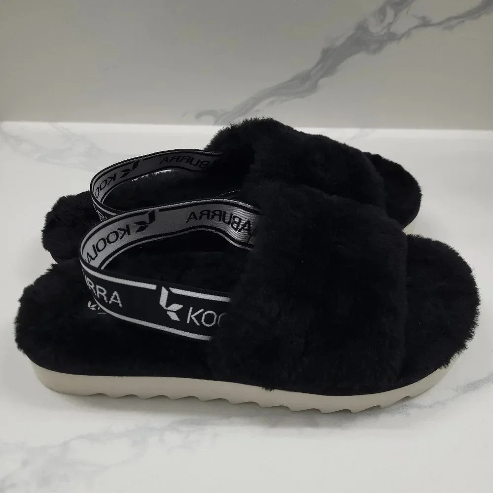 Koolaburra By UGG Fuzz'n II Faux Fur Sandals - Picture 6 of 12